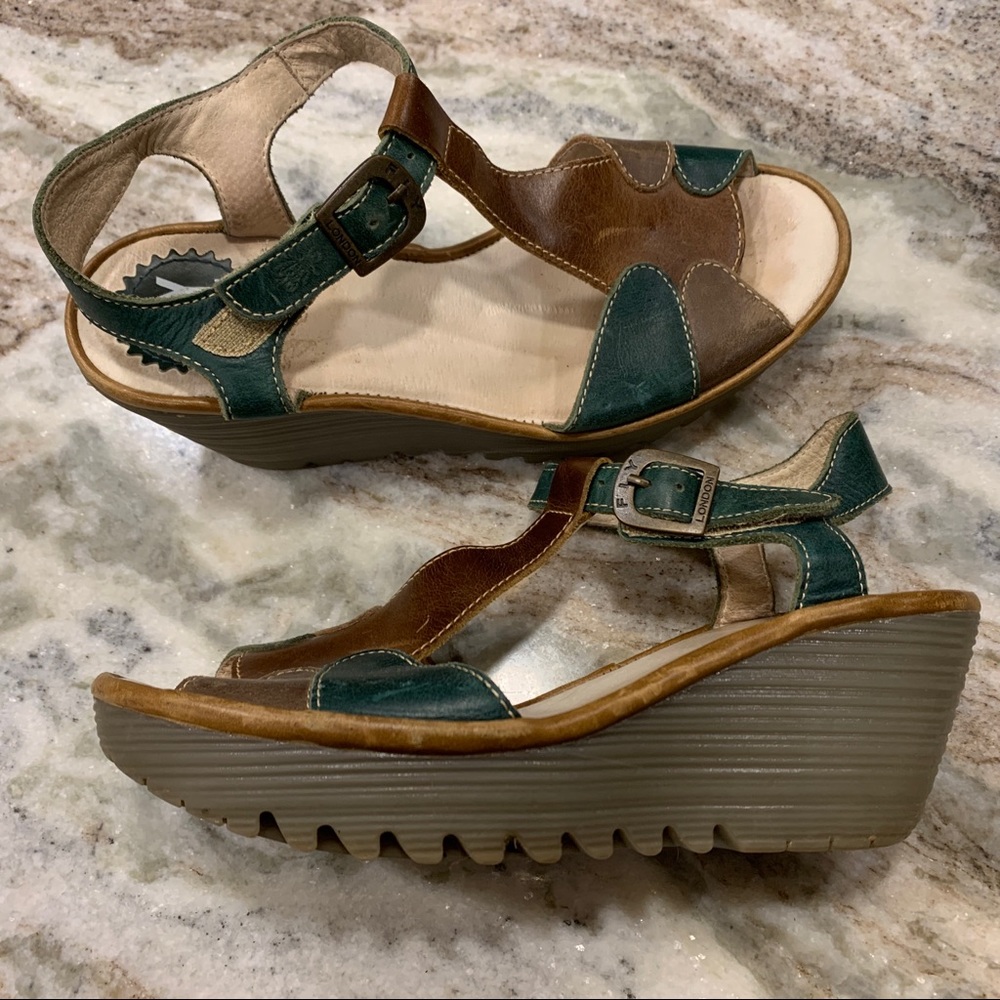 FLY London Boho Leather Sandals